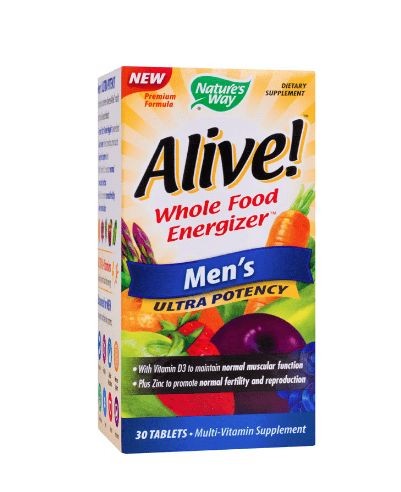 Secom Alive! Men s Ultra Potency x 30tb Nature s Way
