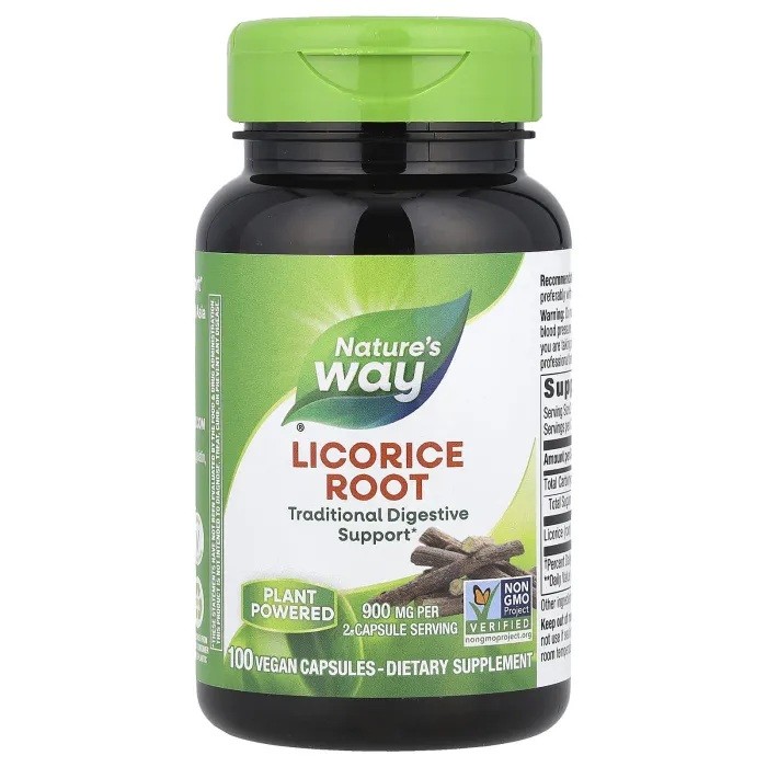 Secom Licorice (Lemn-dulce) 450mg x 100cps Nature s Way