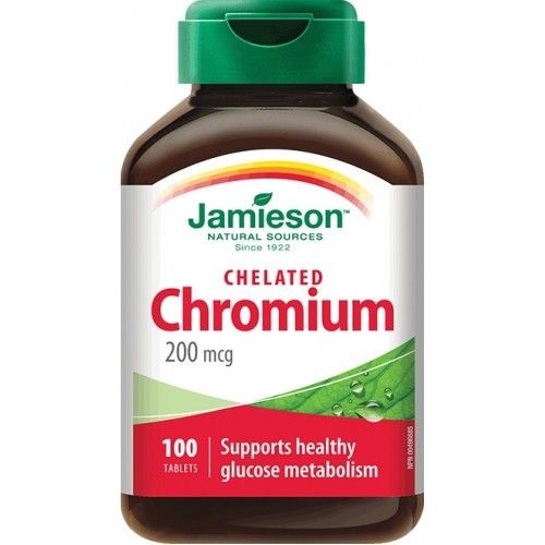 Jamieson Crom Chelat 200mcg x 100cpr