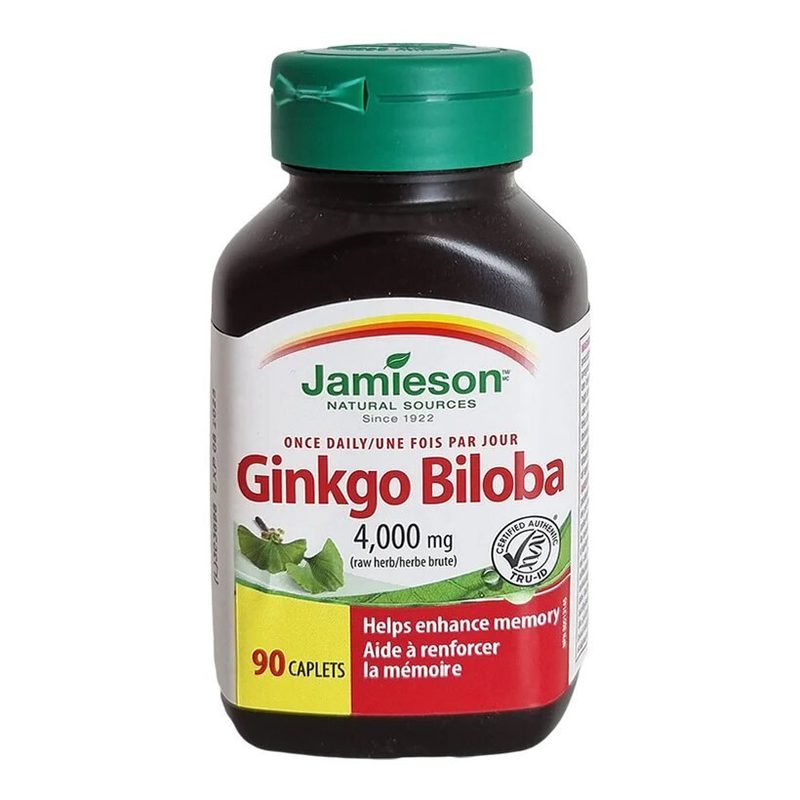 Jamieson Ginkgo Biloba 80mg x 90cpr