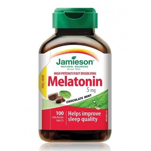 Jamieson Melatonina 5mg x 100cpr subling
