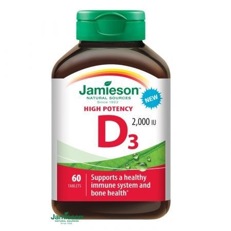 Jamieson Vitamina D3 2000UI x 60cpr