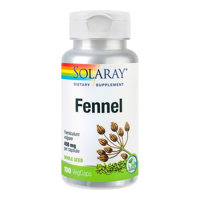 Secom Fennel (Fenicul) 450mg x 100cps Solaray