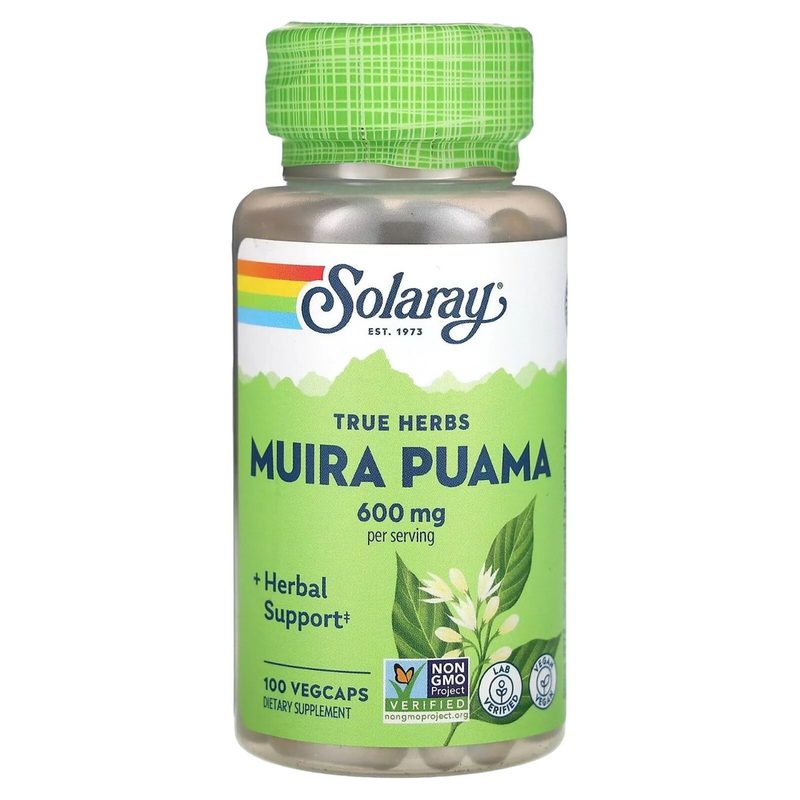 Secom Muira Puma 600mg x 100cps Solaray