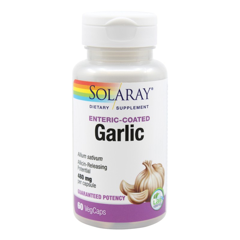 Secom Garlic (Usturoi) 500mg x 60cps Solaray