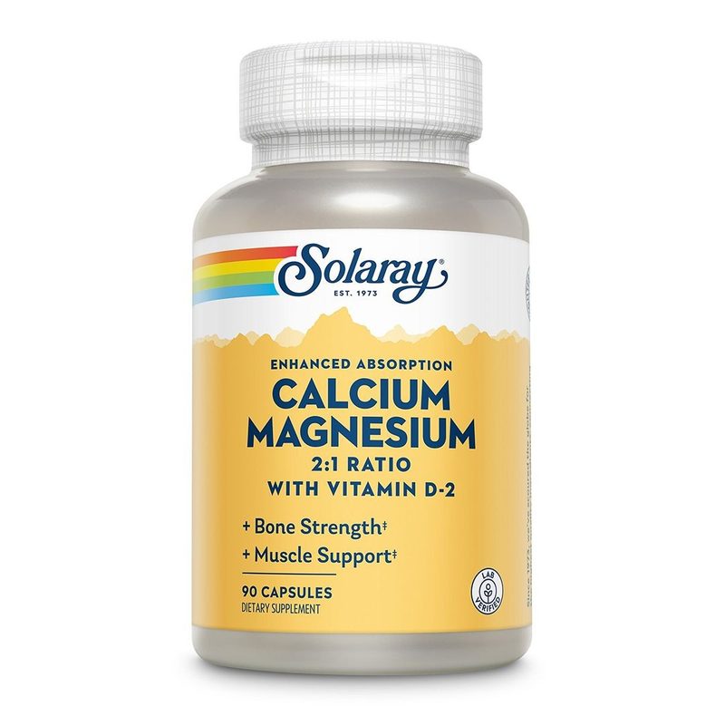 Secom Calcium Magnesium + Vit D x 90cps Solaray