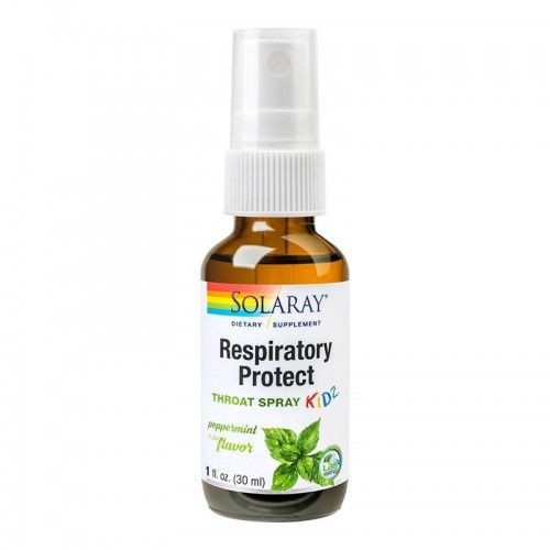 Secom Respiratory Protect Kidz Throat Spray 30ml Solaray
