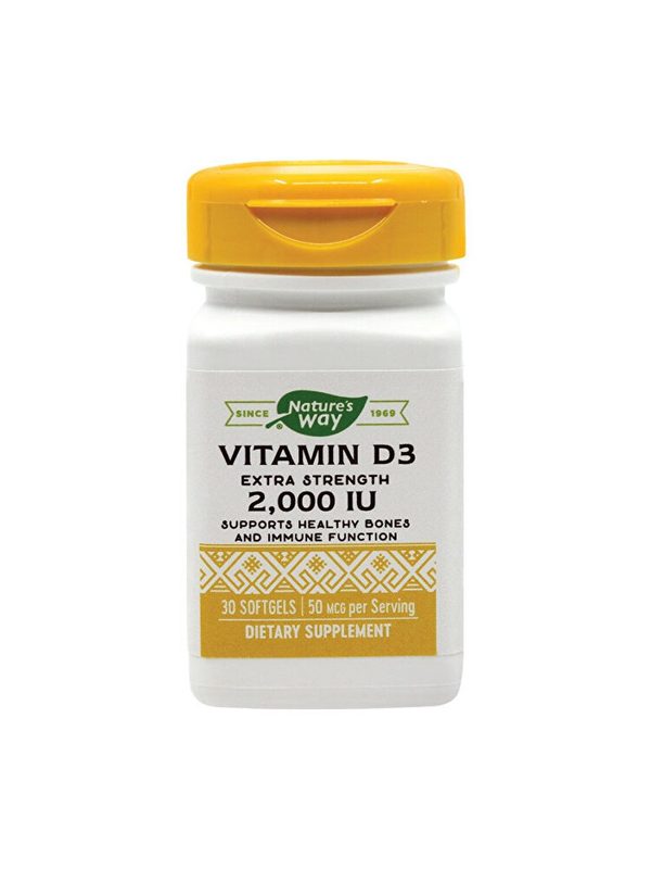 Secom Vitamin D3 2000UI x 30cps moi Nature s Way