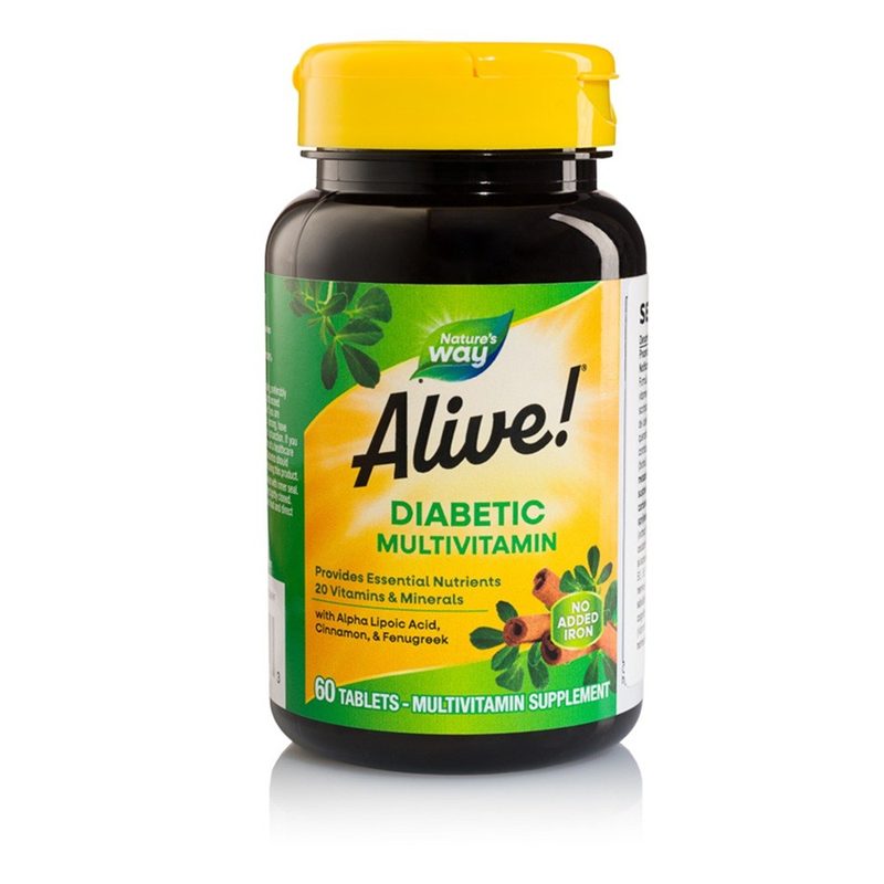 Secom Alive! Diabetic Multivitamin x 60cpr Nature s Way