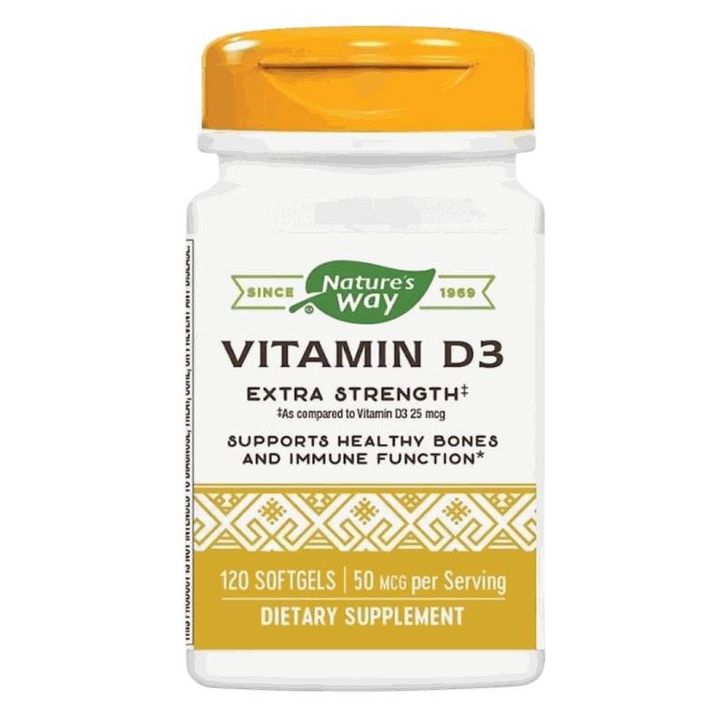 Secom Vitamin D3 2000UI x 120cps Nature s Way