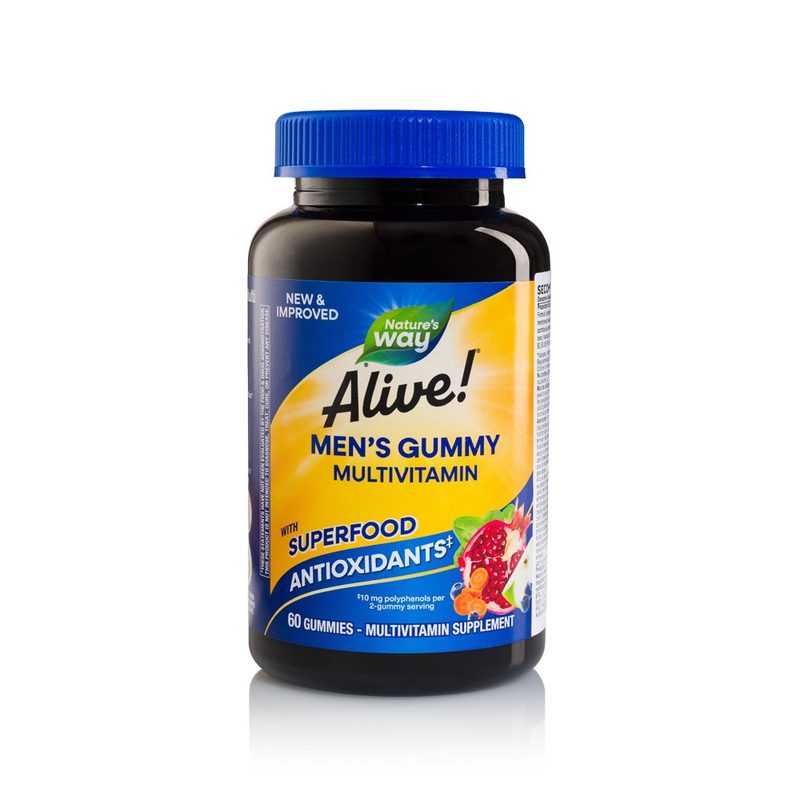 Secom Alive! Men s Gummy Multivitamin x 60jeleuri Nature s Way