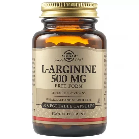 Solgar L-Arginina 500mg x 50cps
