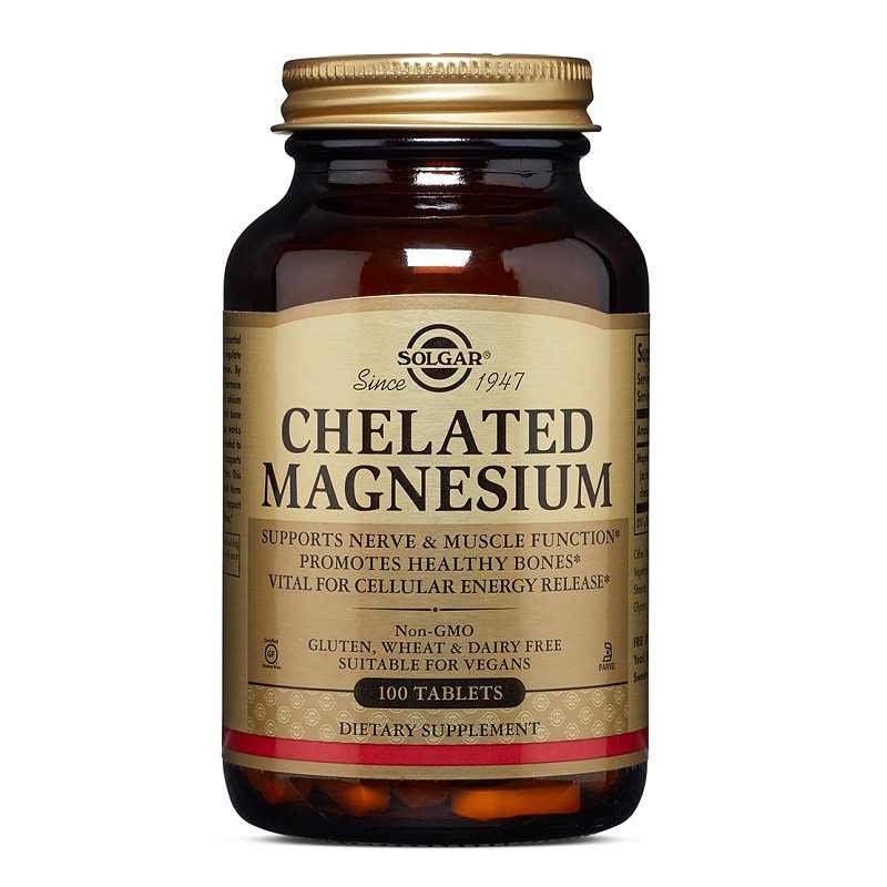 Solgar Magneziu Chelat 100mg x 100cpr