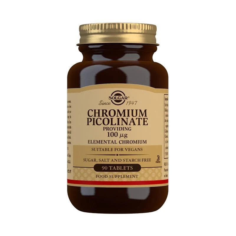 Solgar Chromium Picolinate 100mg x 90tcpr