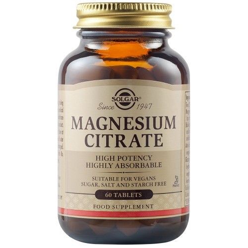 Solgar Citrat de Magneziu 200mg x 60cpr