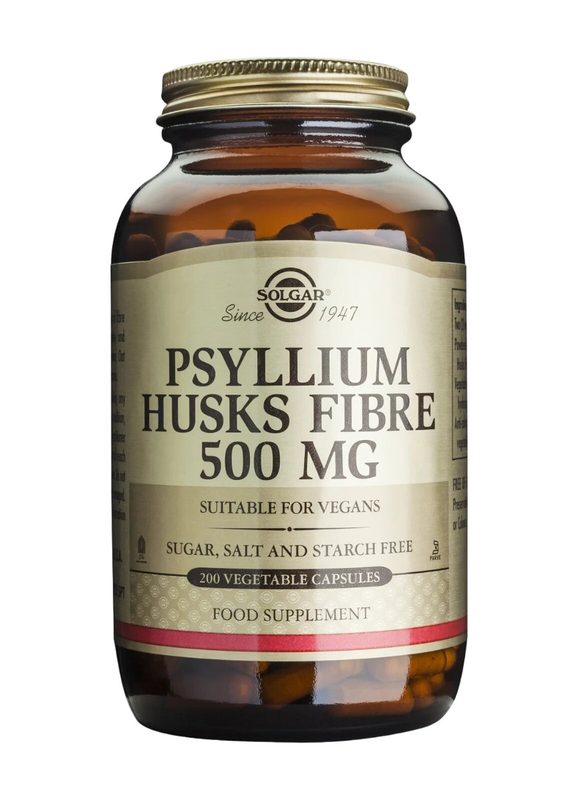 Solgar Fibre din Tarate de Psyllium 500mg x 200cps