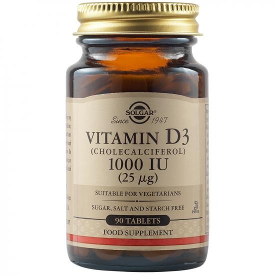 Solgar Vitamina D3 1000UI x 90cps