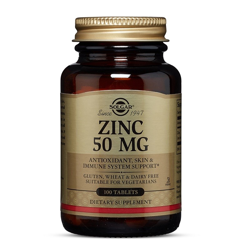Solgar Gluconat de Zinc 50mg x 100cpr