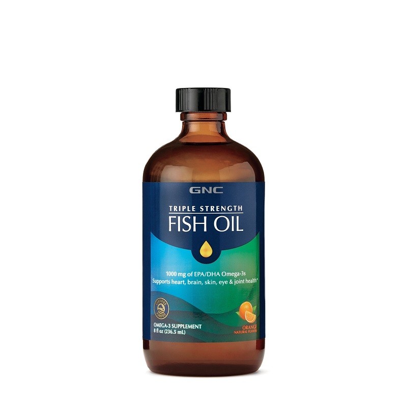 GNC Triple Strength Fish Oil Orange 236,5ml