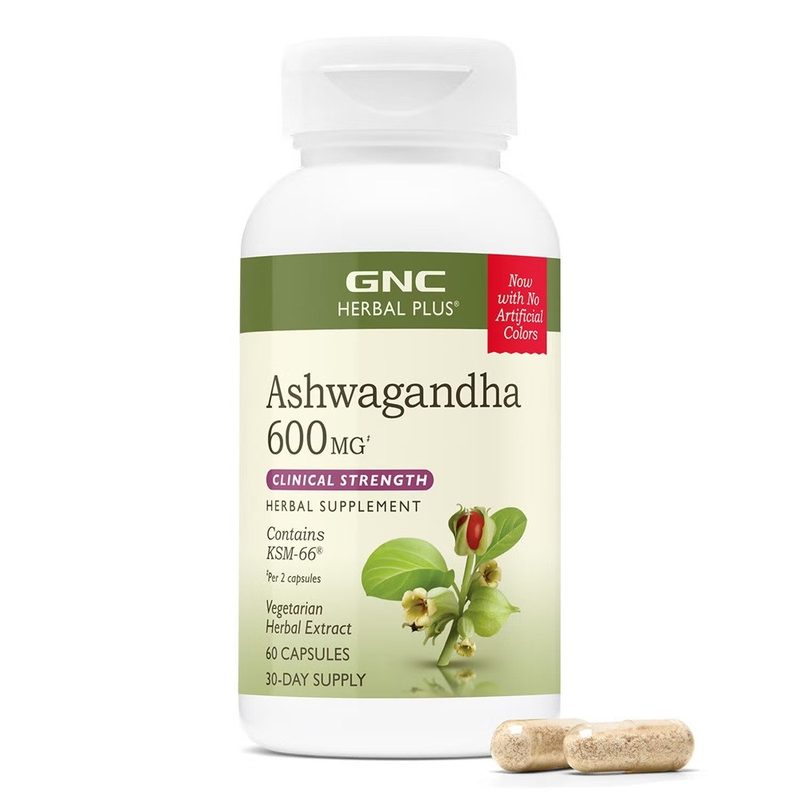 GNC Herbal Plus Ashwagandha 600mg 60cps