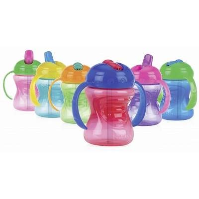 Nuby 10302 Cana (Sa Invatam sa Bem) cu Manere 240ml +9l