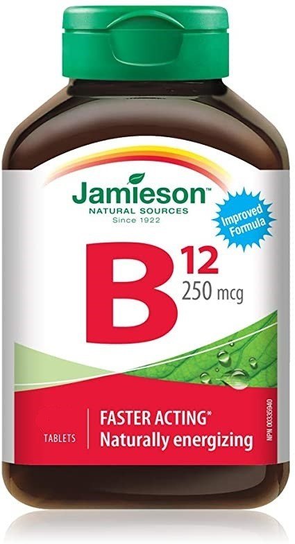 Jamieson Vitamina B12 absorbtie rapida 250 mcg x 35tbl