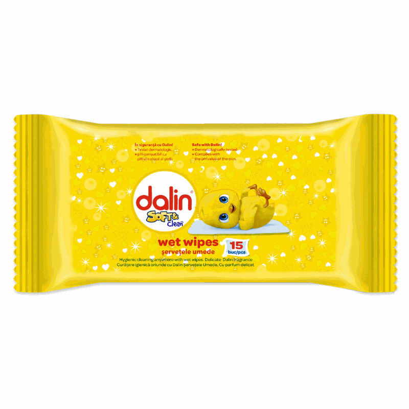 Dalin Servetele Umede Antibacteriene x15