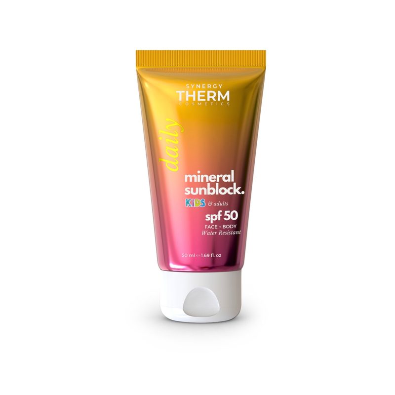 Synergy Therm Crema Copii si Adulti Daily Mineral Sunblock SPF50 50ml