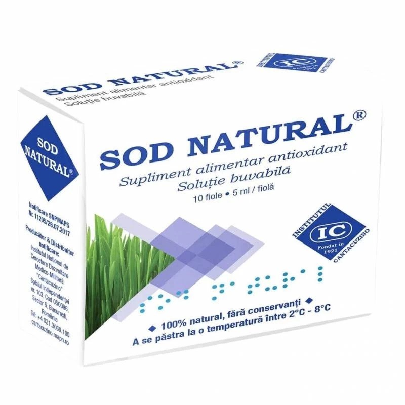 Sod Natural 5ml x 10fi Inst Cantacuzino
