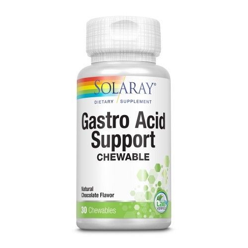 Secom Gastro Acid Support Ciocolata x 30cpr mast Solaray