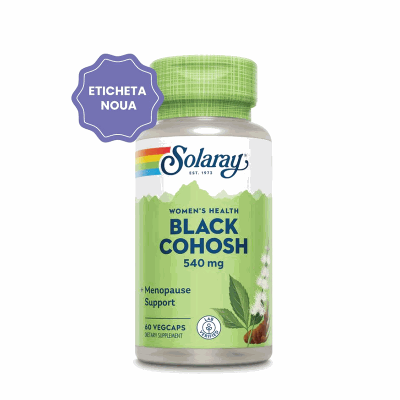 Secom Black Cohosh 540mg x 60cps Solaray