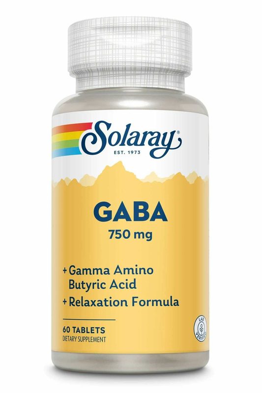 Secom Gaba 750mg x 60cpr Solaray