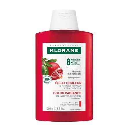 Klorane Sampon cu Extract de Rodie pt Par Vopsit 200ml