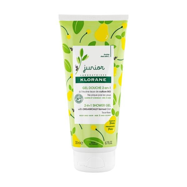 Klorane Junior 2in1 Gel de Dus Corp si Par Pere Bio 200ml