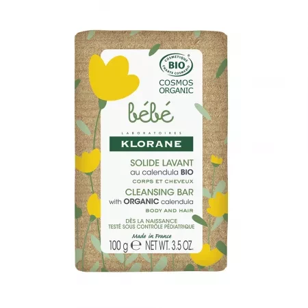 Klorane Bebe Baton Curatare Bio 100g