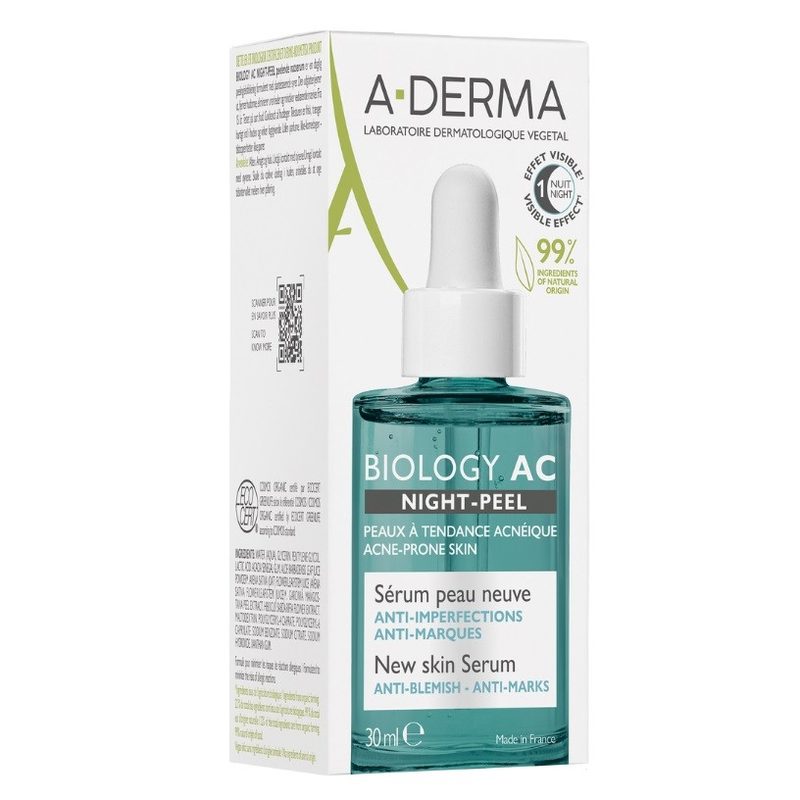 A-Derma Biology AC Serum Peeling de Noapte 30ml