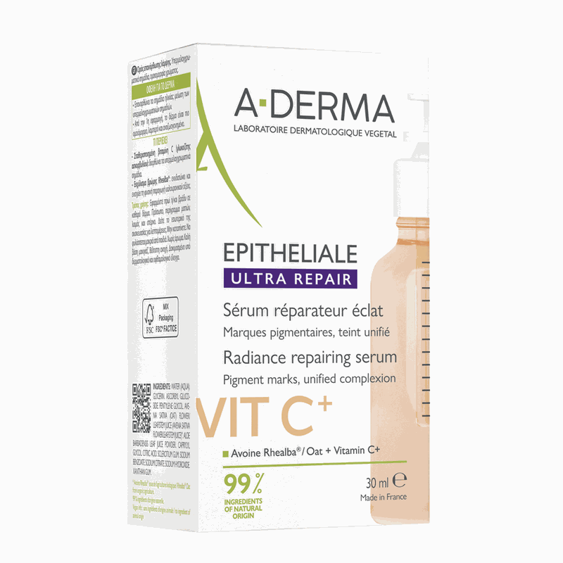 A-Derma Epitheliale Ultra Repair Serum Reparator cu Vit C+ 30ml