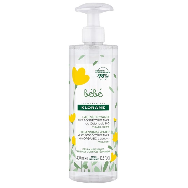 Klorane Bebe Apa de Curatare cu Galbenele 400ml