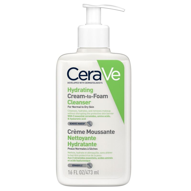 Cerave Crema Curatare Spumanta si Hidratanta Ten Normal Uscat 473ml