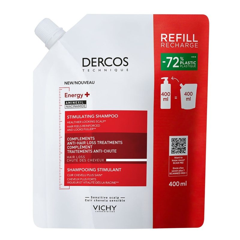 Vichy Dercos Sampon Energy+ Rezerva 400ml