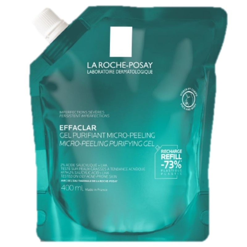La Roche Posay Effaclar Gel Purifiant Micro Exfoliant Rezerva 400ml