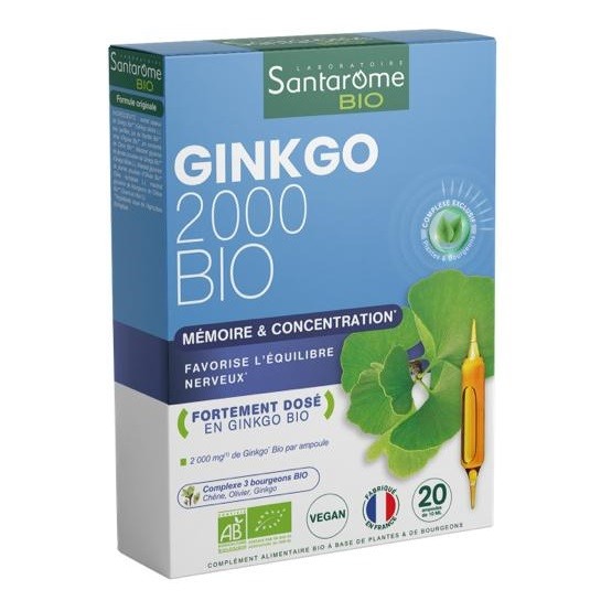 Santarome Ginkgo Bio 2000 10ml x 20fi