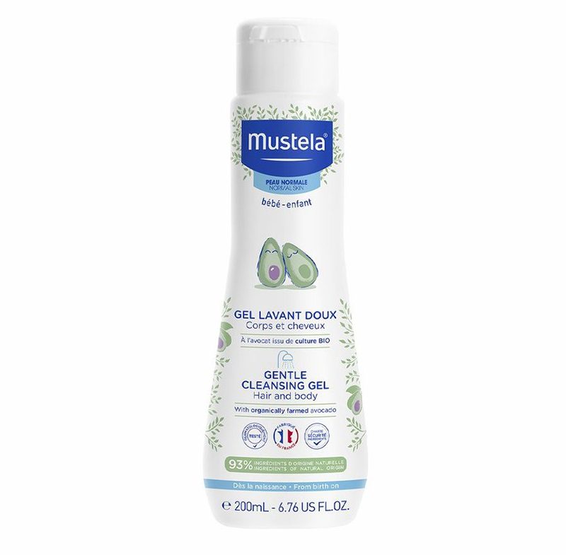 Mustela Gel de Curatare Delicat Par si Corp 200ml
