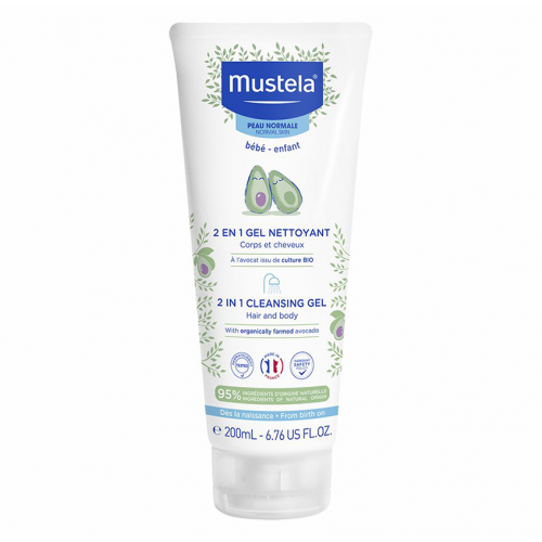 Mustela Gel de Curatare Par si Corp 2in1 200ml