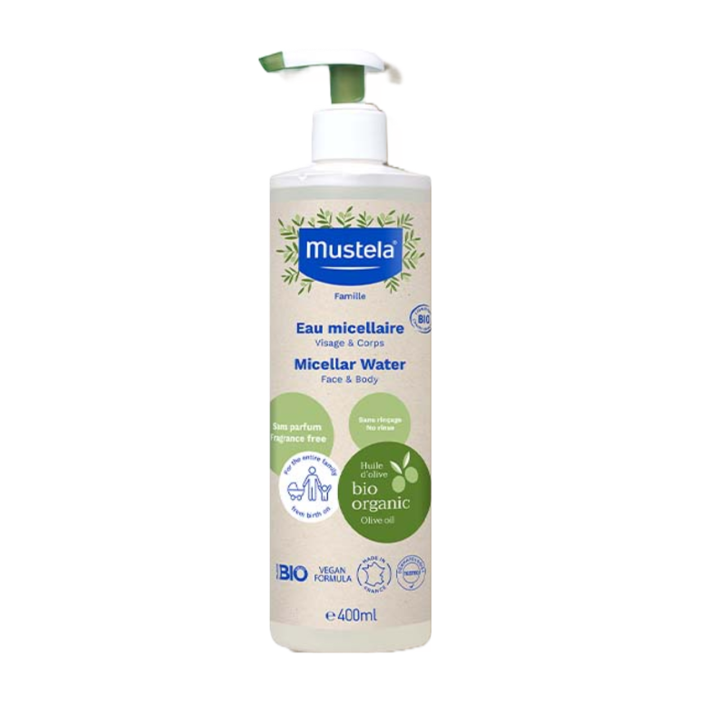 Mustela Apa Micelara Fata si Corp Bio 400ml