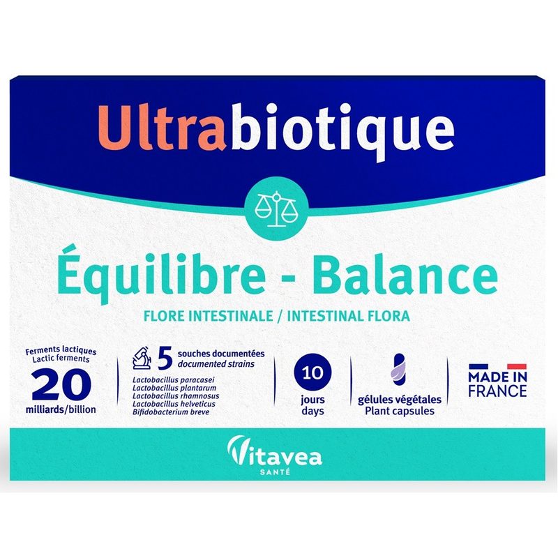 Ultrabiotique Equilibre Balance x 10cps Vitavea