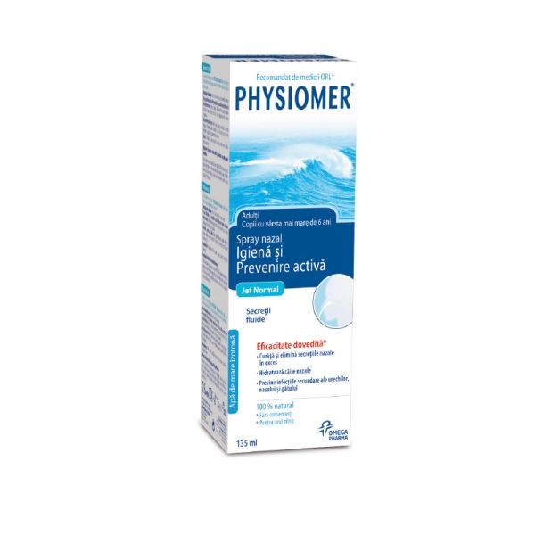 Physiomer Jet Normal Izoton 135ml Omega Pharma