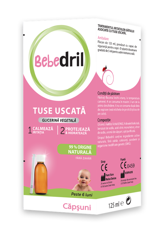 Bebedril Sirop Tuse Uscata +6l 125ml Lab Pierre Fabre