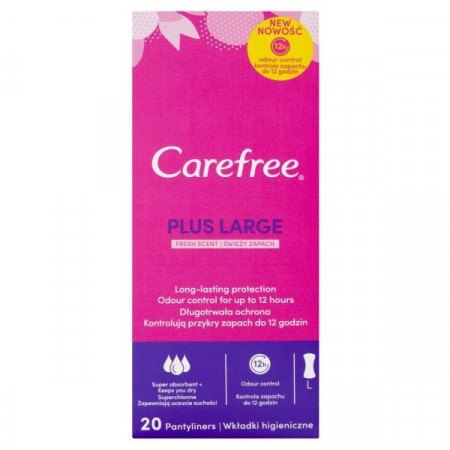 Carefree Absorbante Zillnice Plus Large x 20buc