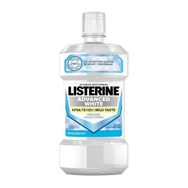 Listerine Apa Gura Advanced White 500ml (1)